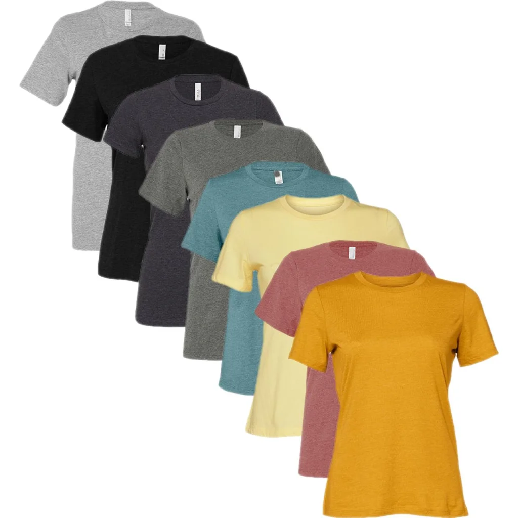 Bella BL6400, T-shirts Women´s Relaxed Jersey Short Sleeve Tee