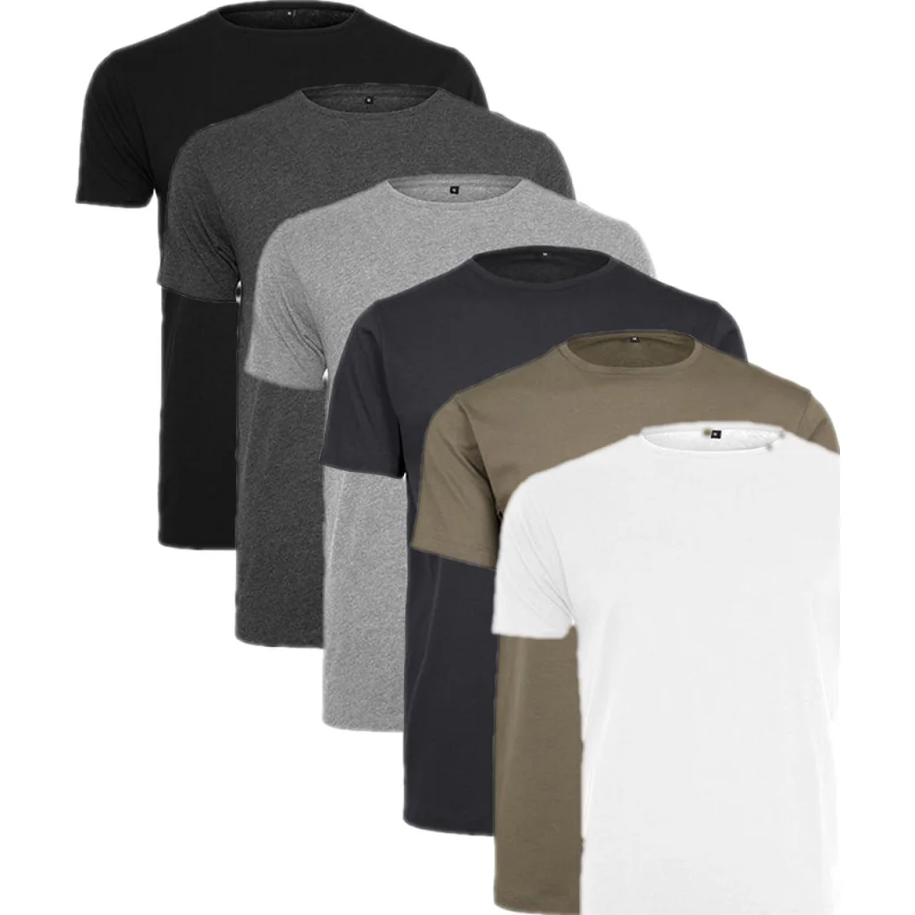 Build Your Brand Herre T-Shirt Rund Hals BY005
