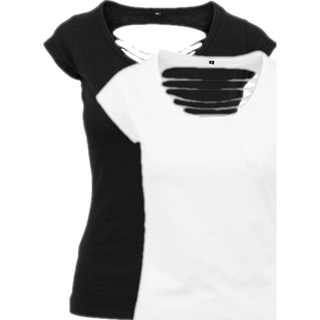 Build Your Brand BY035, T-shirts Ladies´ Back Cut Tee