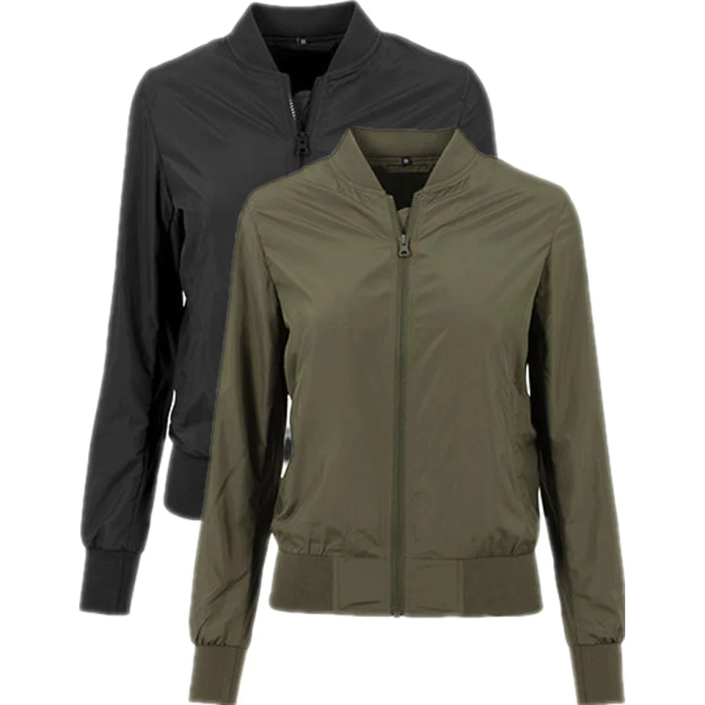 Build Your Brand BY044, Jakker Ladies´ Nylon Bomber Jacket