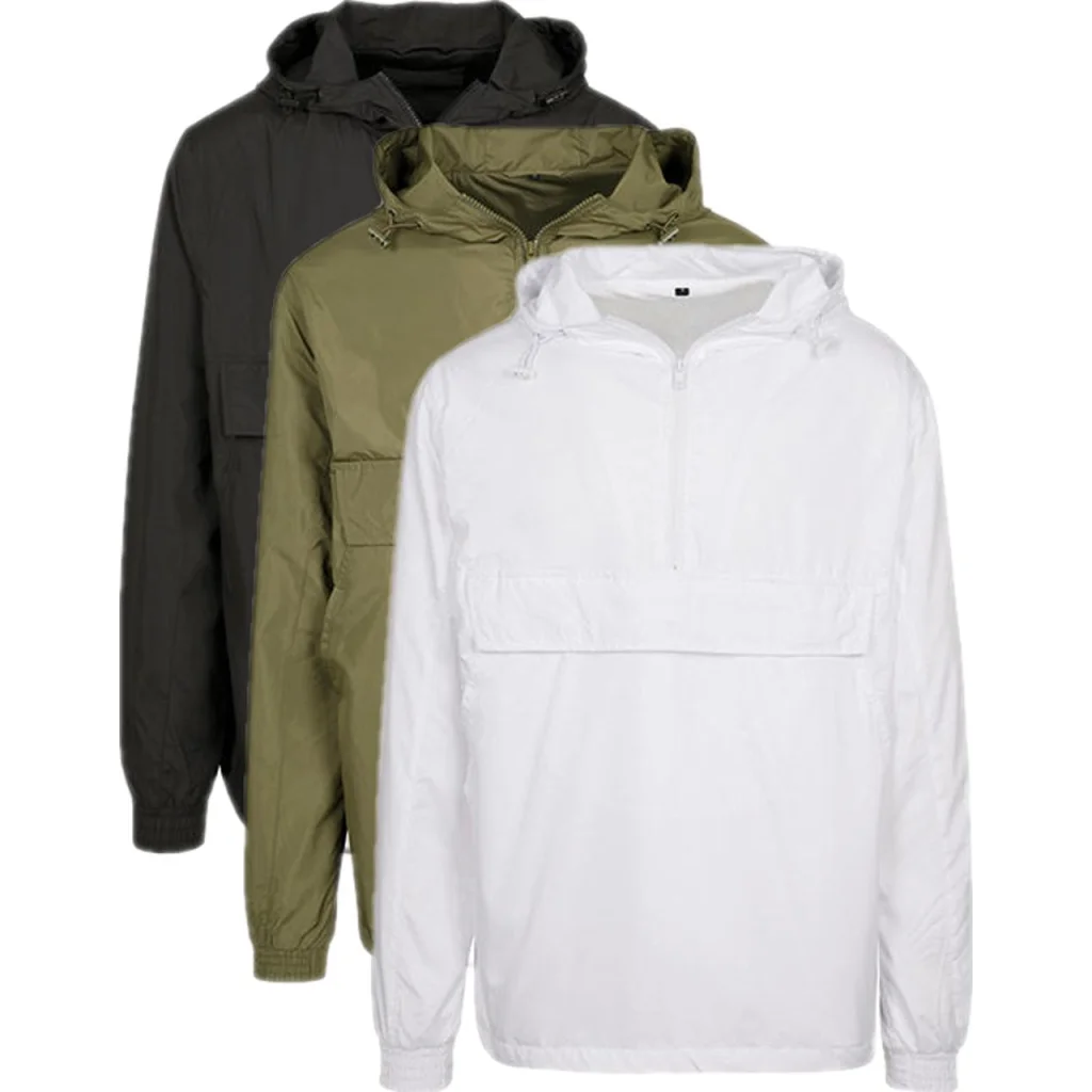 Build Your Brand BY096, Jakker Basic Pull Over Jacket