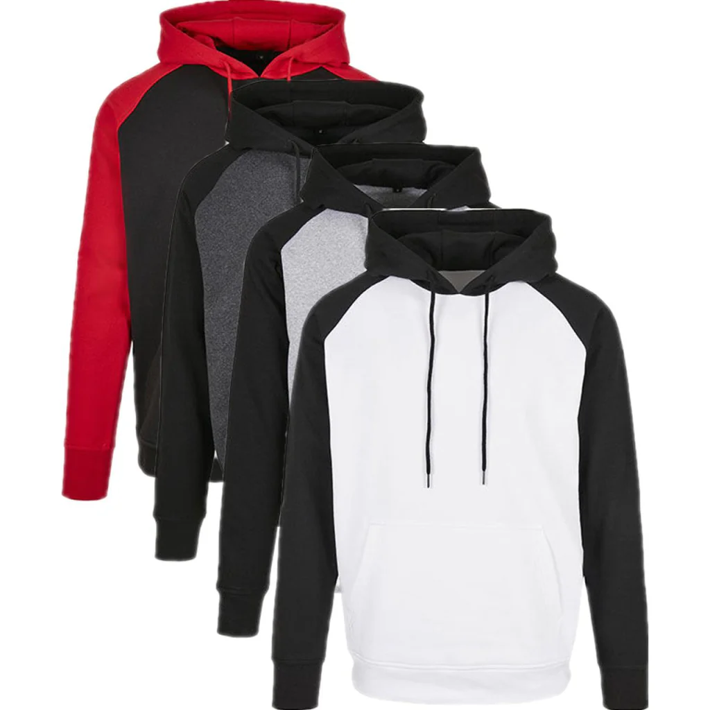 Build Your Brand Basic BYBB005, Hættetrøje Basic Raglan Hoody