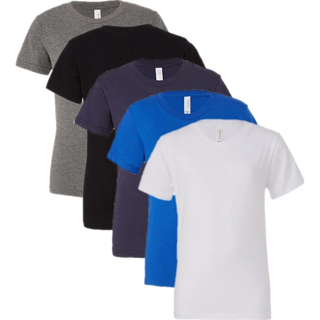 Canvas CV3001, T-shirts Unisex Jersey Short Sleeve Tee