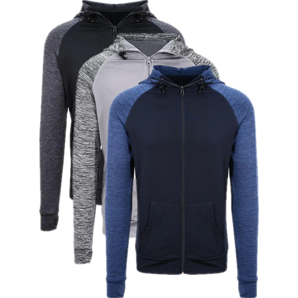 Just Cool JC057, Herre Hættetrøje med lynlås