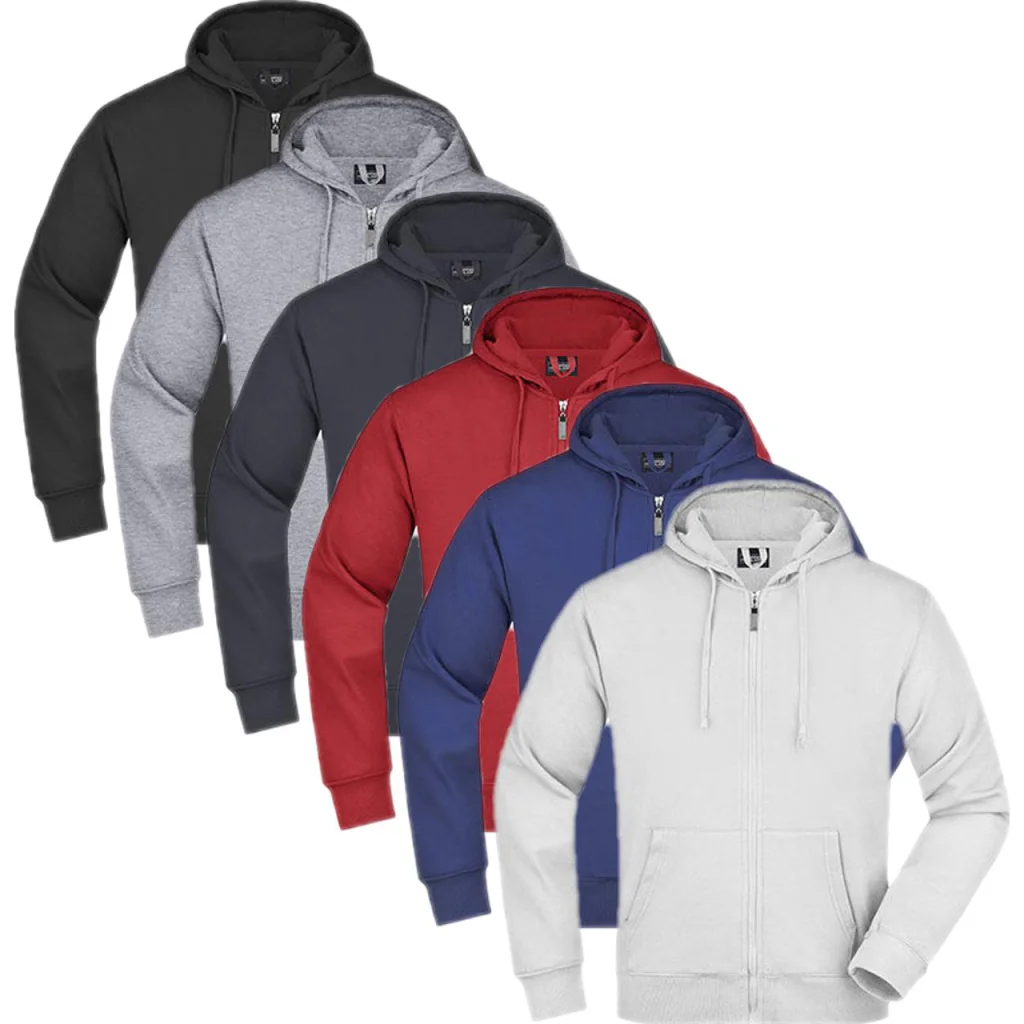 James & Nicholson JN042, herre sweatshirts & hættetrøje Men´s Hooded Jacket