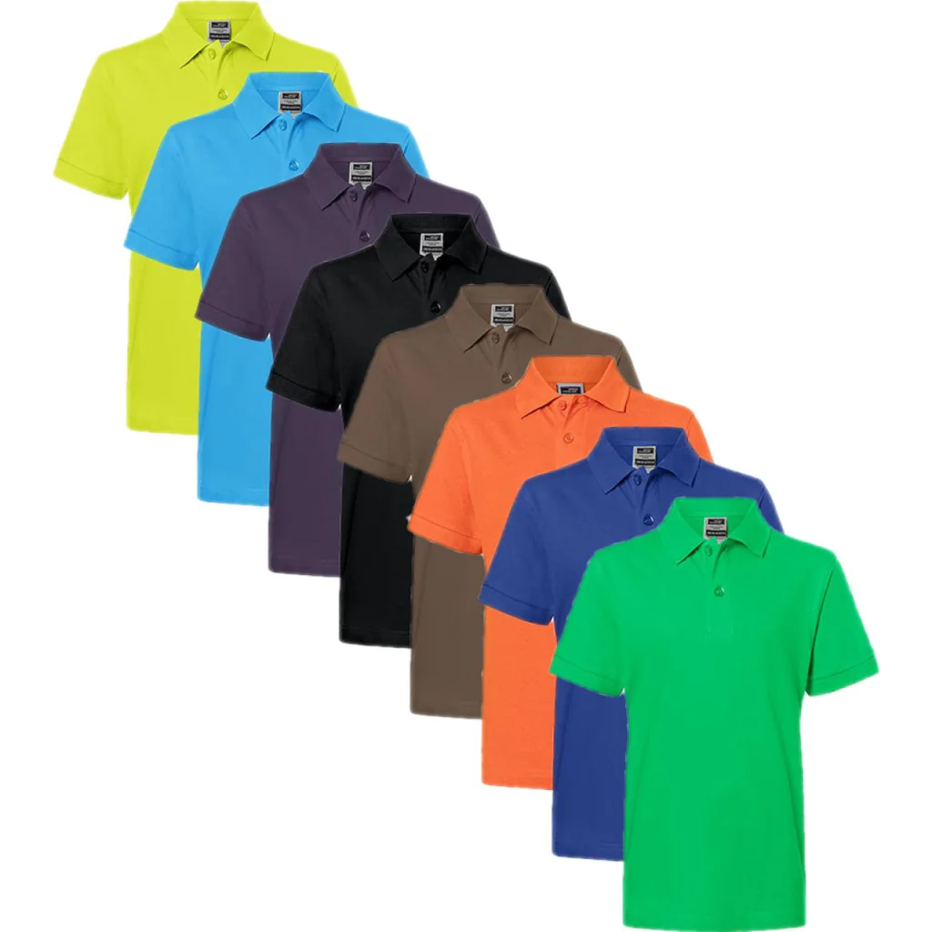 James & Nicholson JN070K, Børne Poloshirts, Junior Classic Polo