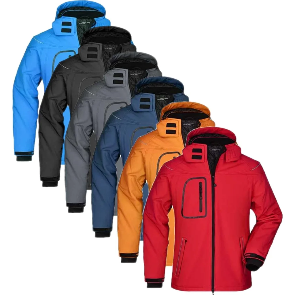 James & Nicholson JN1000, Jakker Men´s Winter Softshell Jacket
