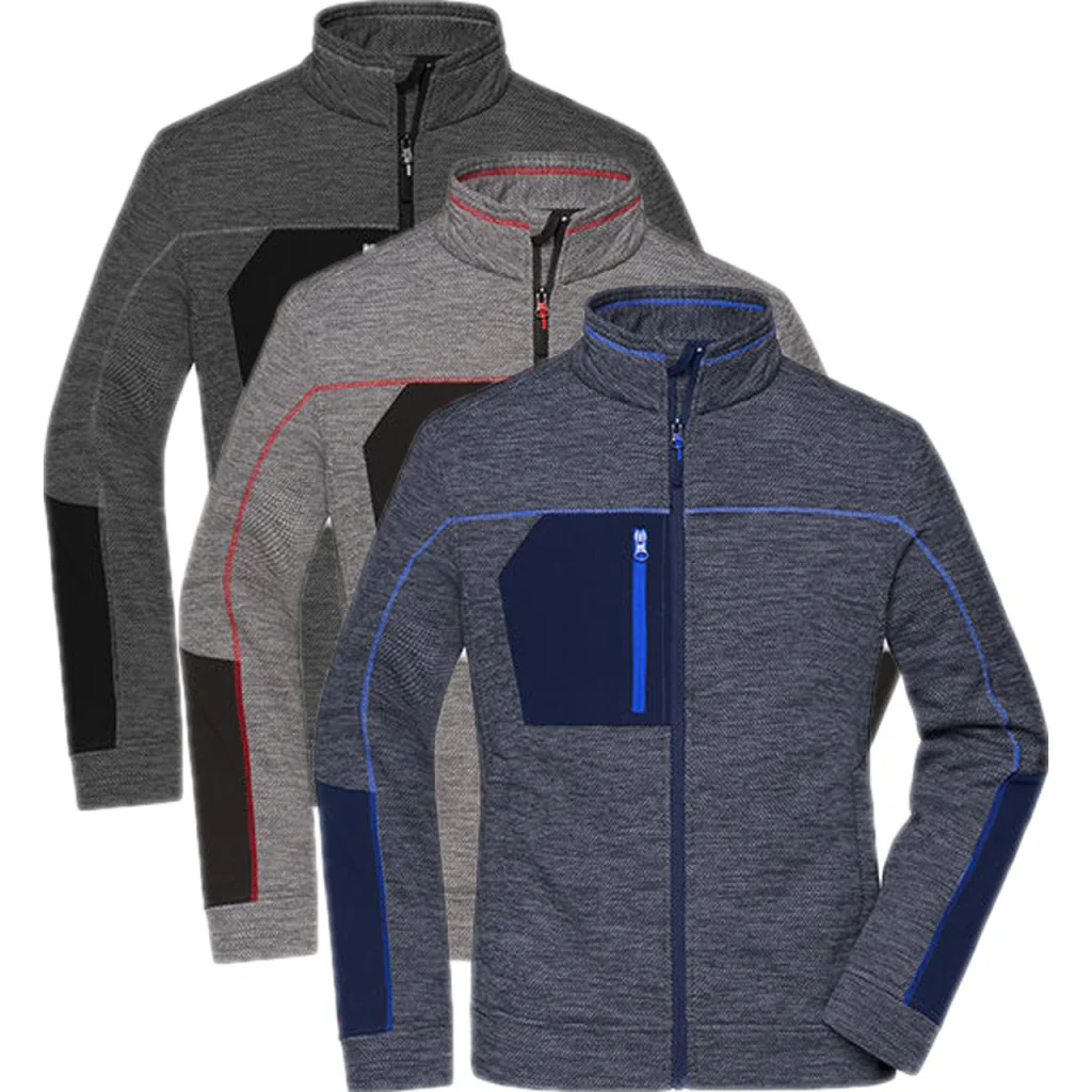 James & Nicholson JN1817, Jakker Ladies´ Structure Fleece Jacket