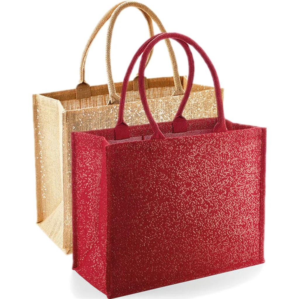 Westford Mill WM437, Tasker Shimmer Jute Shopper
