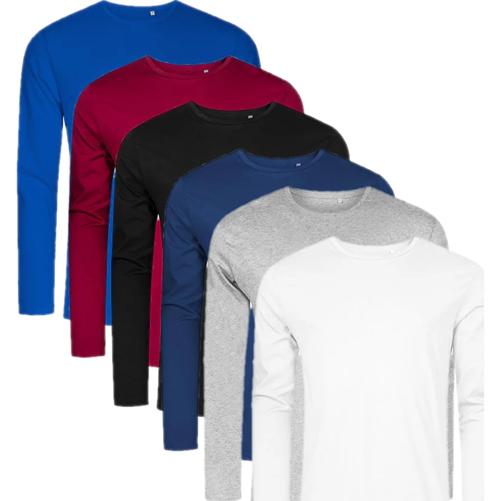 X.O by Promodoro XO1465, T-shirts Men´s Roundneck T-Shirt Long Sleeve
