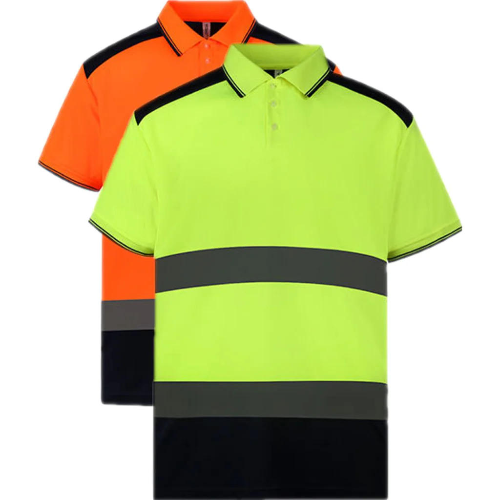 YOKO YK220, Poloshirts Hi-Vis Two-Tone Polo