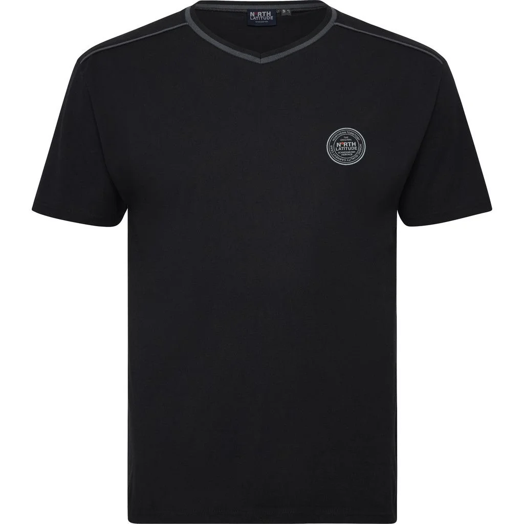 North Latitude 99818 Py T-Shirt V-neck S/S