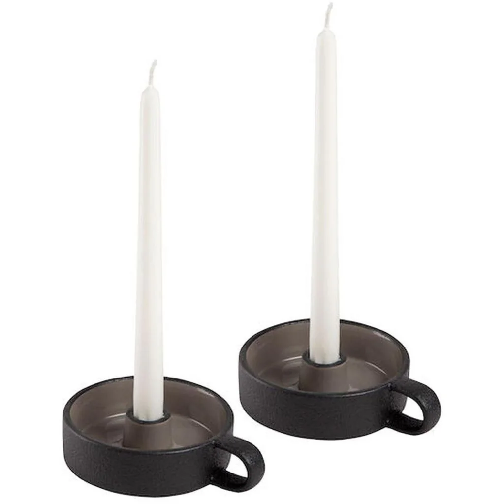 Orrefors Jernverk 410866 bedchamber candlestick 2-pack