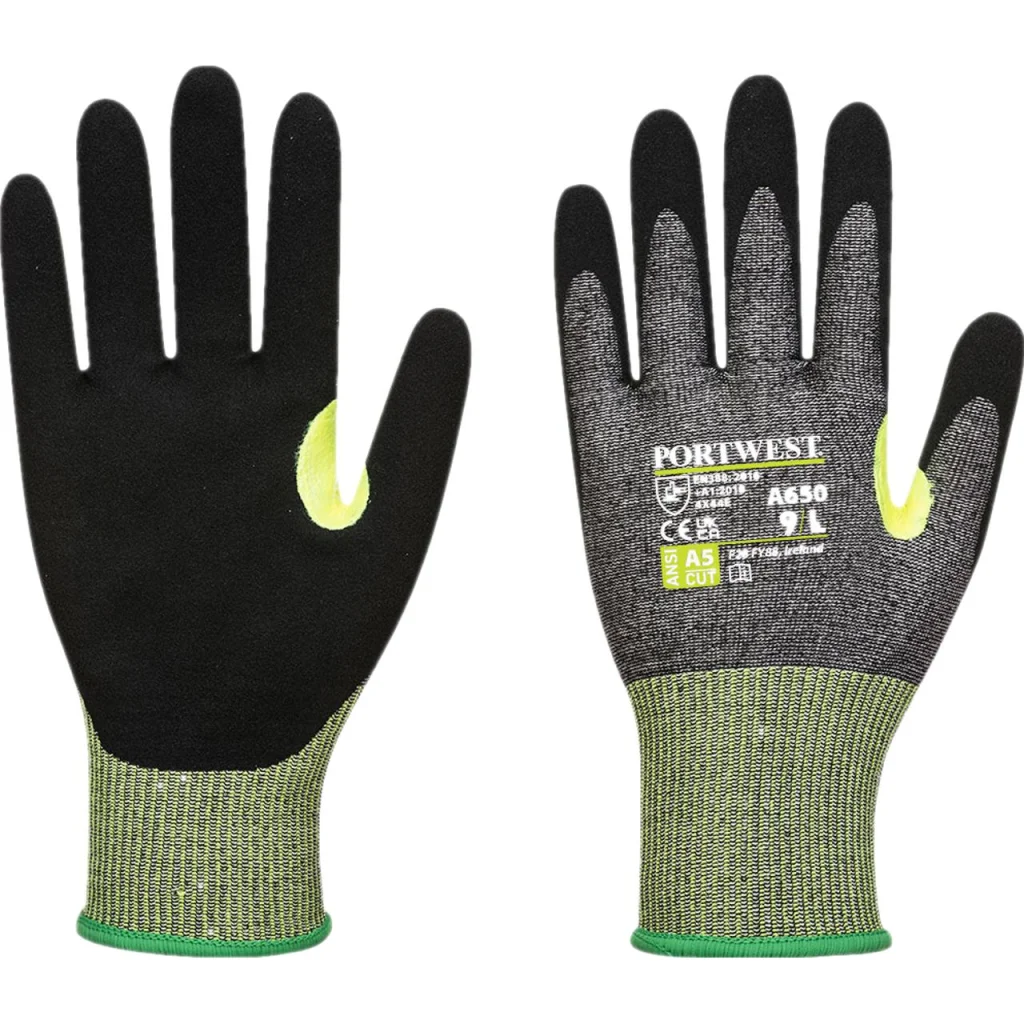 Portwest A650 CT200VHR15 nitrilskum cut handske