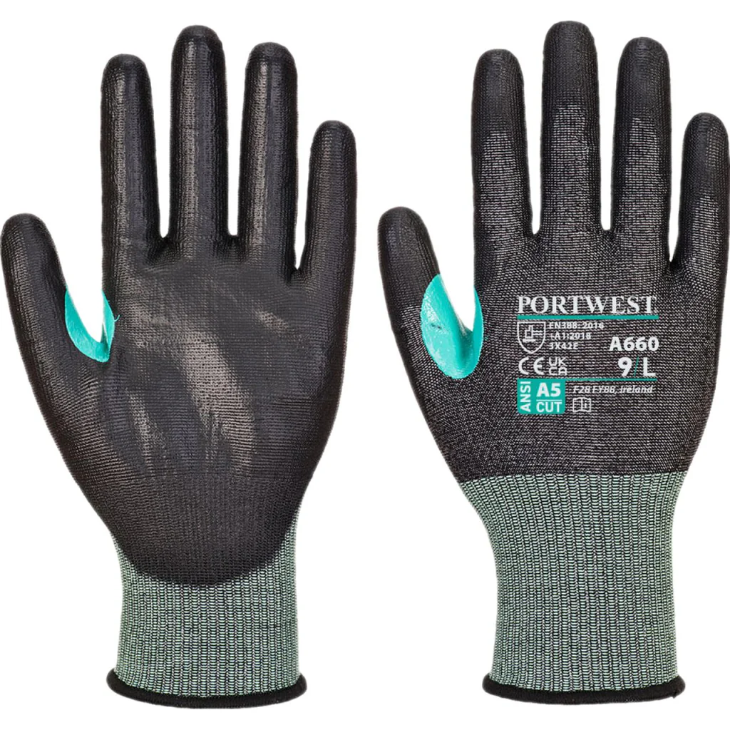 Portwest A660 CT200 VHR18 PU cut handske
