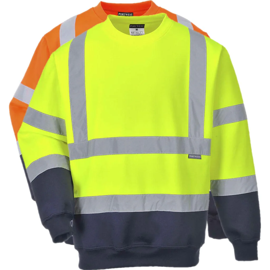 Portwest B306 Two Tone Hi-Vis Sweatshirt