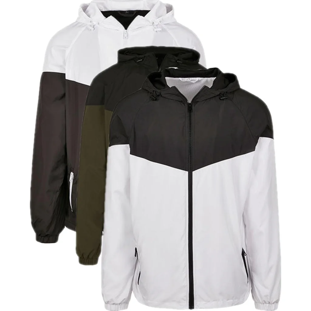 Build Your Brand BY129, Jakker 2-Tone Tech Windrunner - Vindjakke
