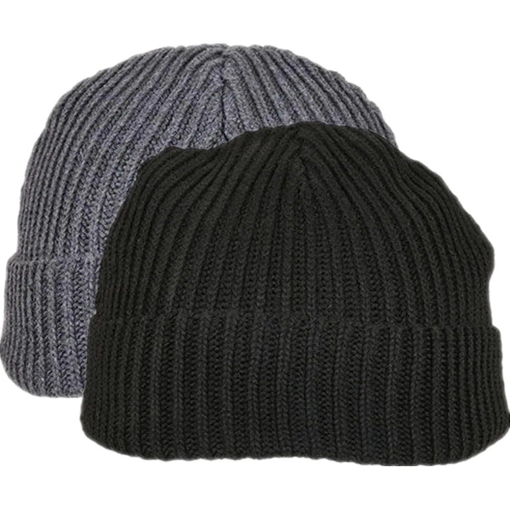 Build Your Brand BY154, Huer Recycled Yarn Fisherman Beanie
