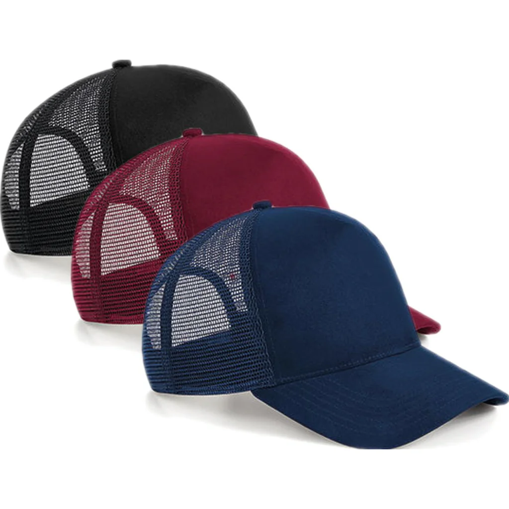 Beechfield CB643, Caps Suede Snapback Trucker