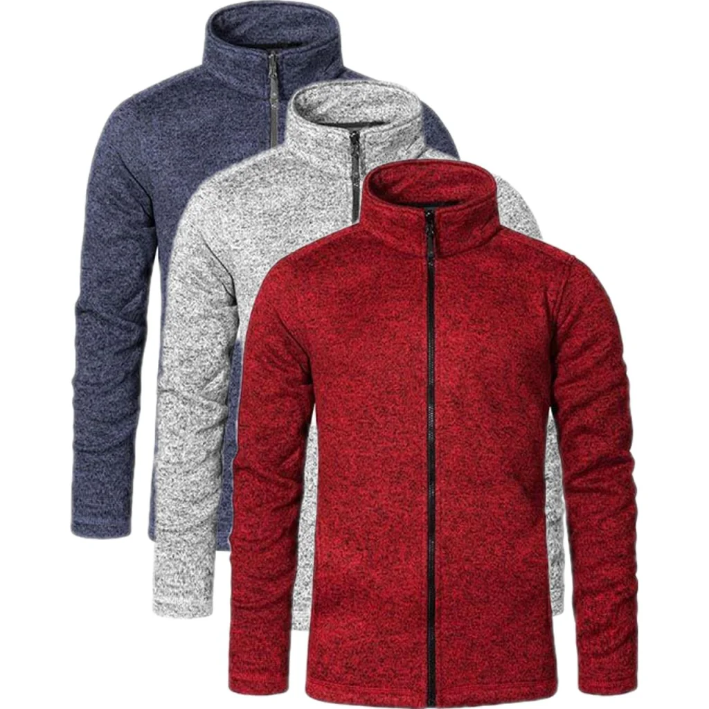 Promodoro E7720, Jakker Men´s Knit Fleece Jacket C+