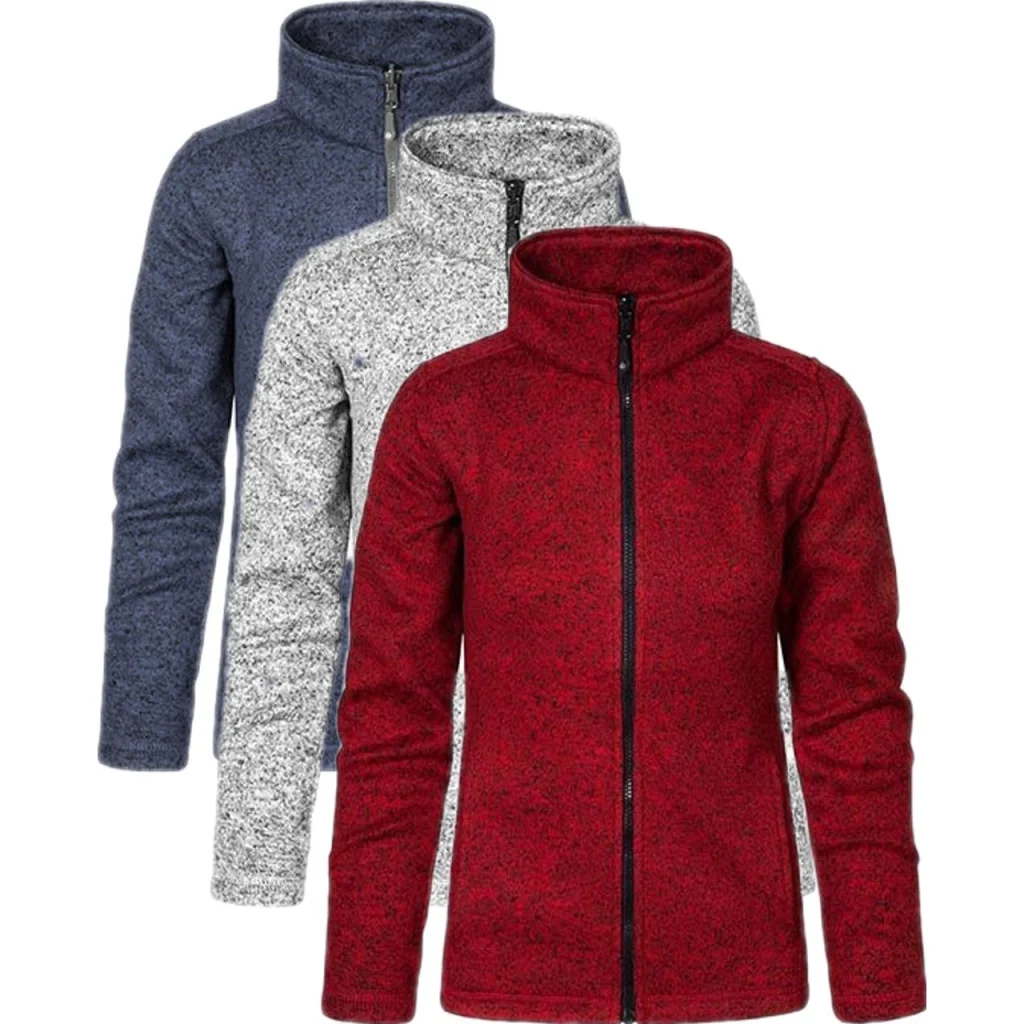 Promodoro E7725, Jakker Women´s Knit Fleece Jacket C+