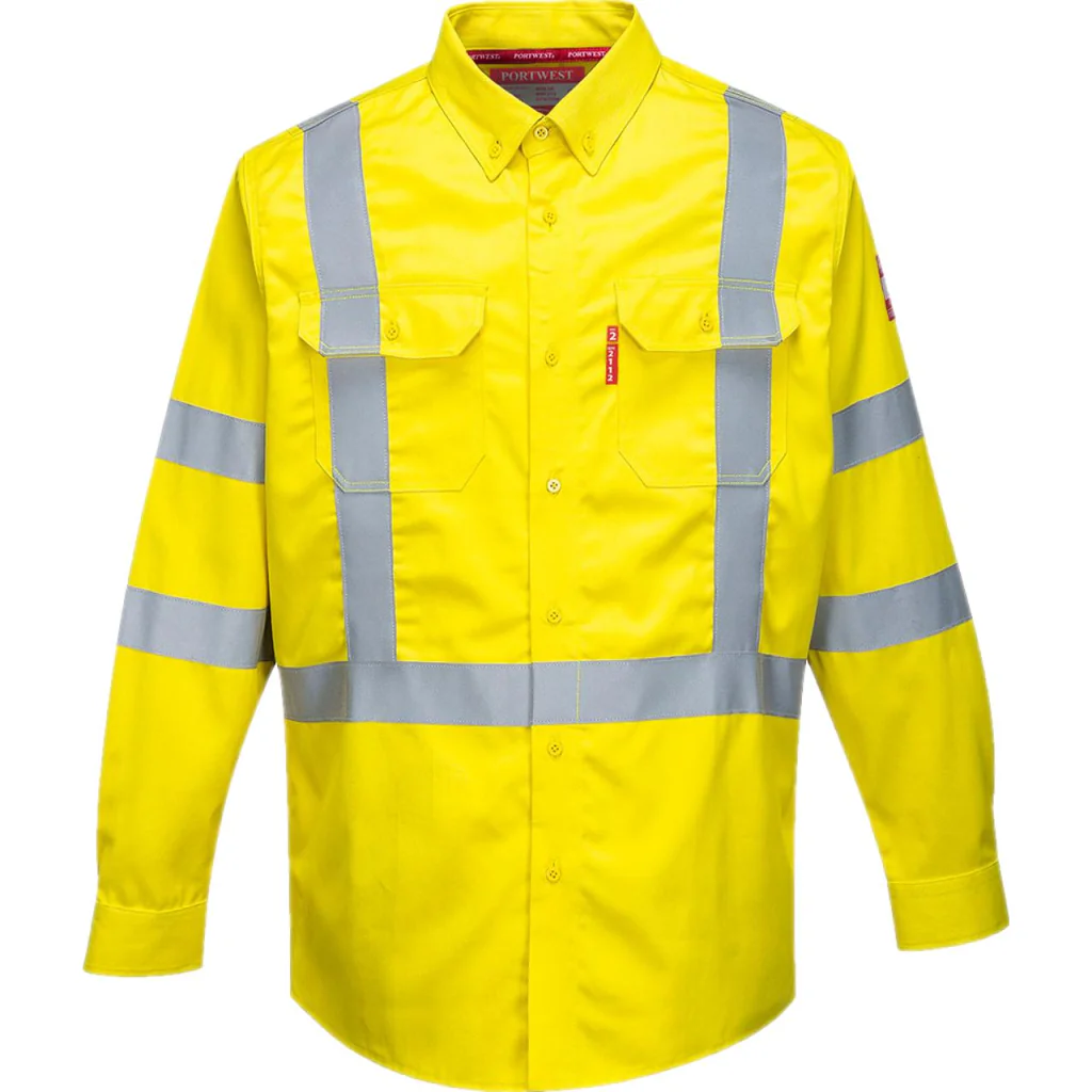 Portwest FR95 Bizflame 88/12 FR hi-vis skjorte