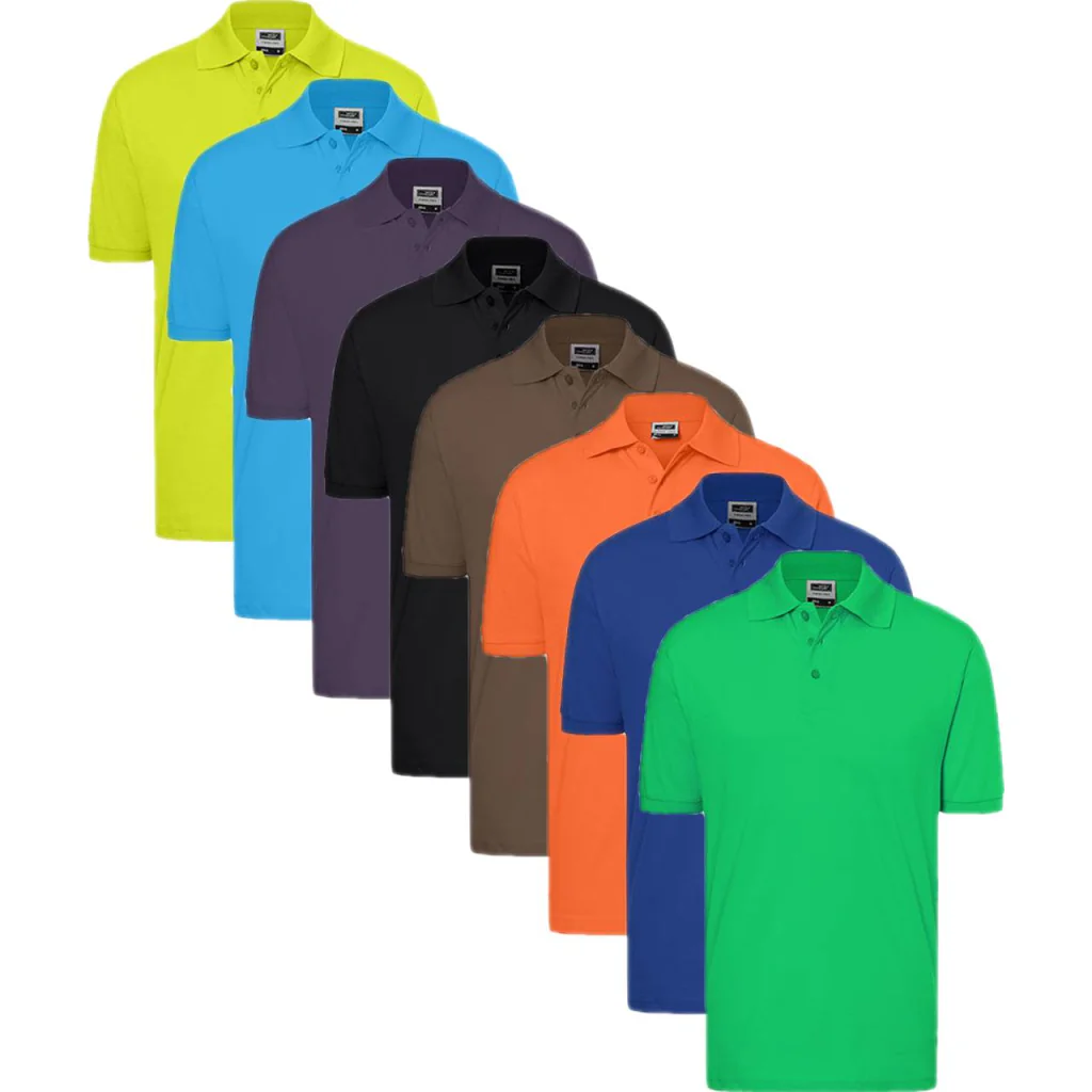 James & Nicholson JN070, Poloshirts Classic Polo, 100% bomuld