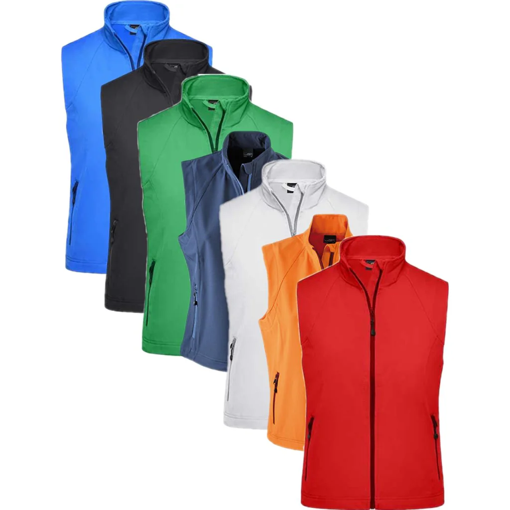 James & Nicholson JN1023, Dame veste & Bodywarmers Ladies´ Softshell Vest