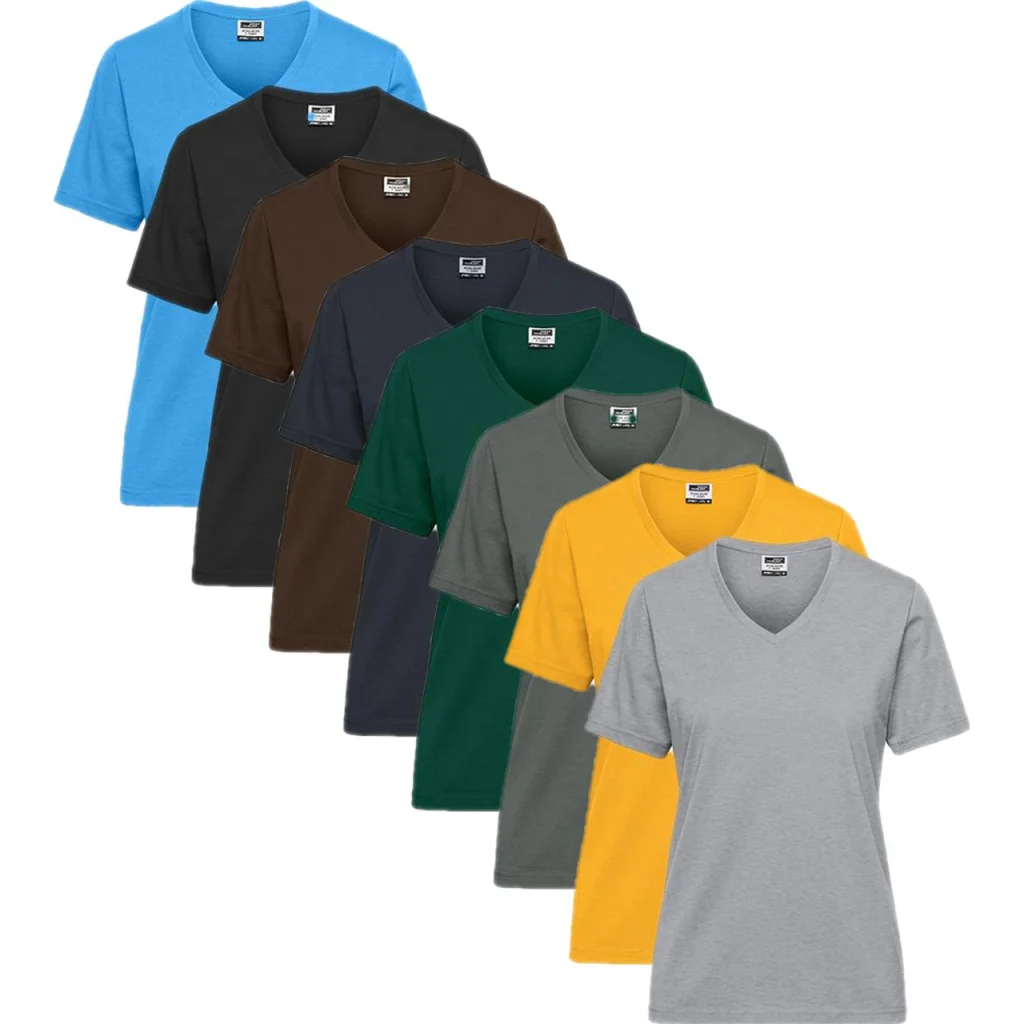 James & Nicholson JN1807, T-shirts Ladies´ Bio Workwear T-Shirt