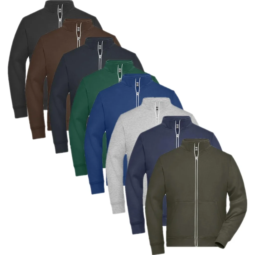 James & Nicholson JN1810, Jakker Men´s Doubleface Work Jacket -SOLID-