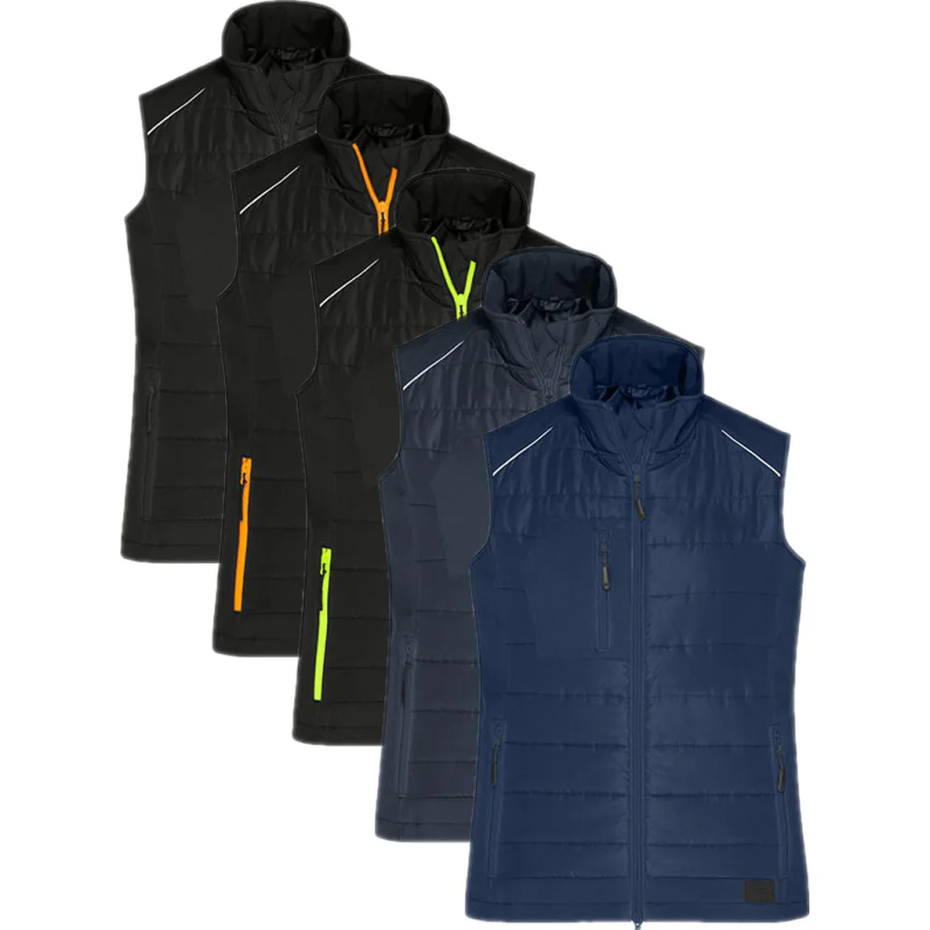 James & Nicholson JN1821, Veste & Bodywarmers Ladies´ Hybrid Vest