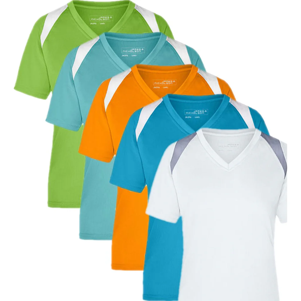 James & Nicholson JN396, T-shirts Ladies´ Running-T