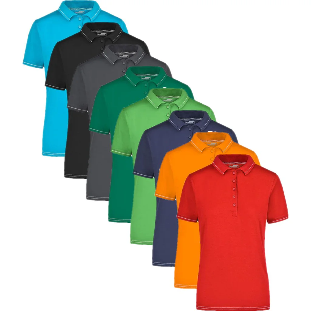 James & Nicholson JN568, Poloshirts Ladies´ Elastic Polo