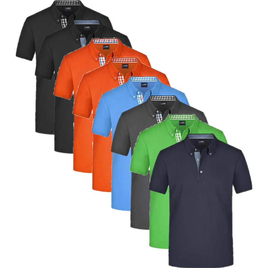 James & Nicholson JN964, Poloshirts Men´s Plain Polo