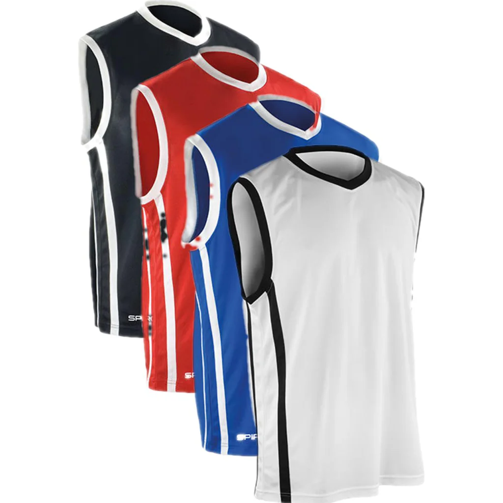 SPIRO RT278, T-shirts Men´s Basketball Quick Dry Top