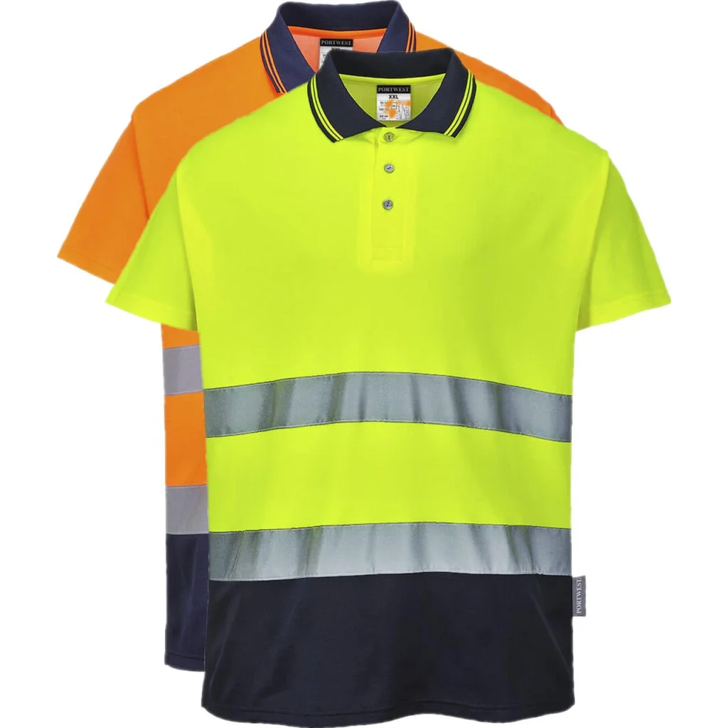 Portwest S174 Two Tone Cotton Comfort Polo