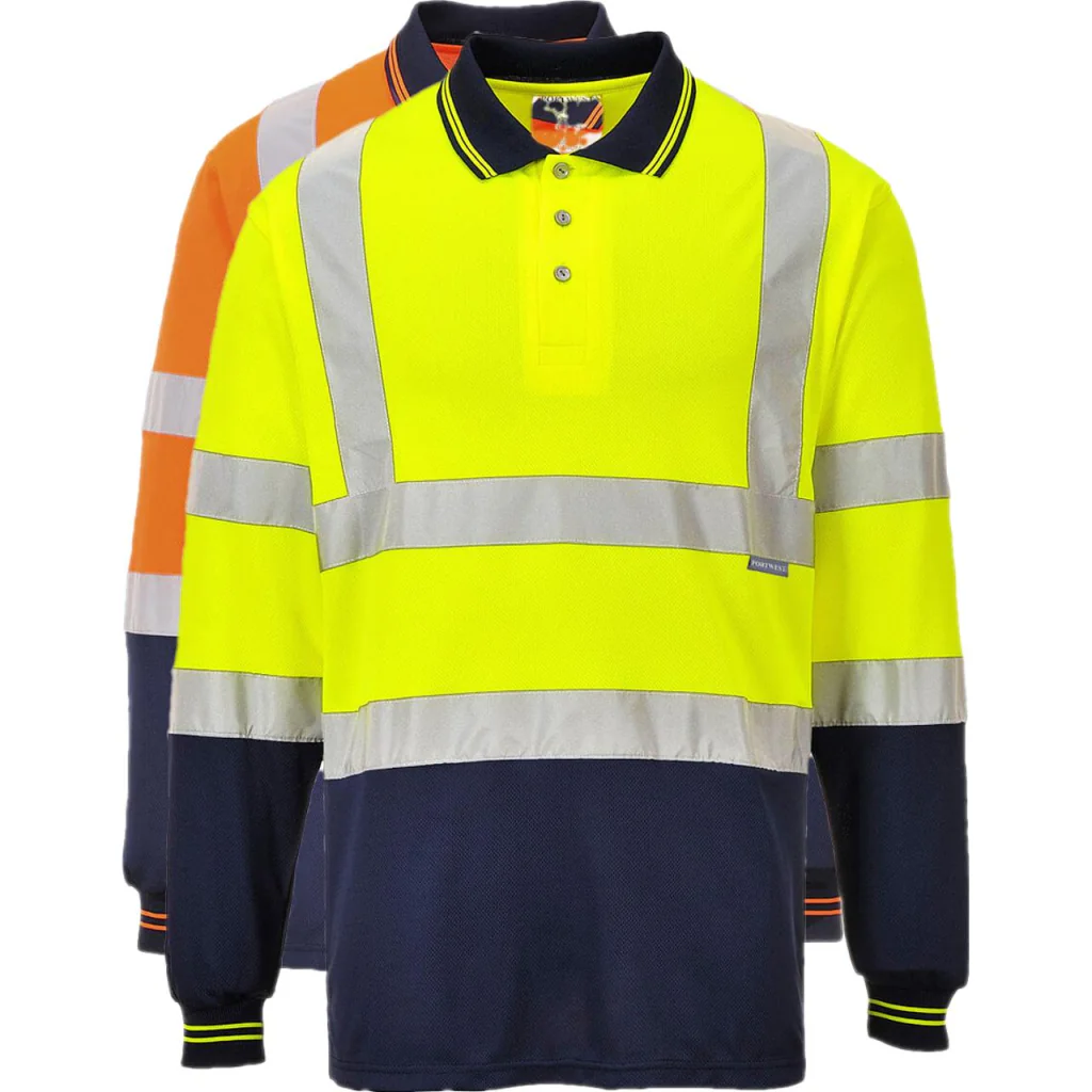 Portwest S279 Two-Tone Langærmet Polo