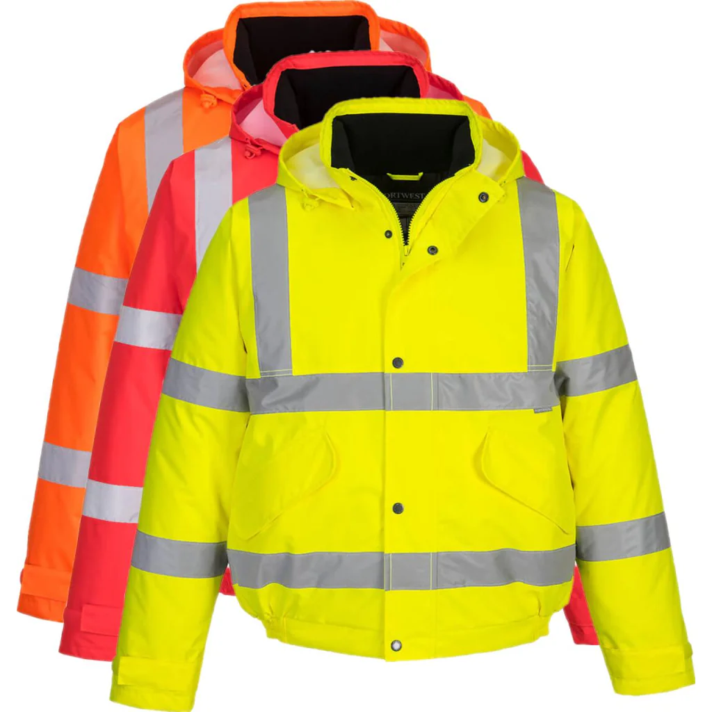 Portwest S463 Hi-Vis Bomber Jakke - Arbejdsjakke med reflekser