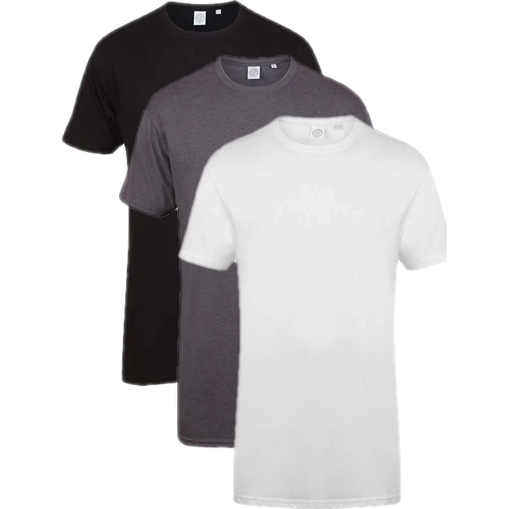 SF Men SFM258, T-shirts Men´s Longline T-Shirt With Dipped Hem
