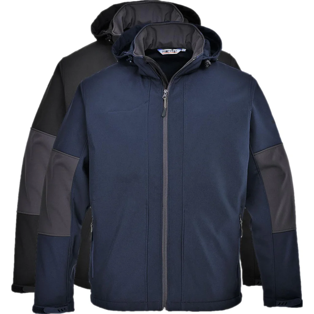 Portwest TK53 Softshell jakke med Hætte (3Lags)