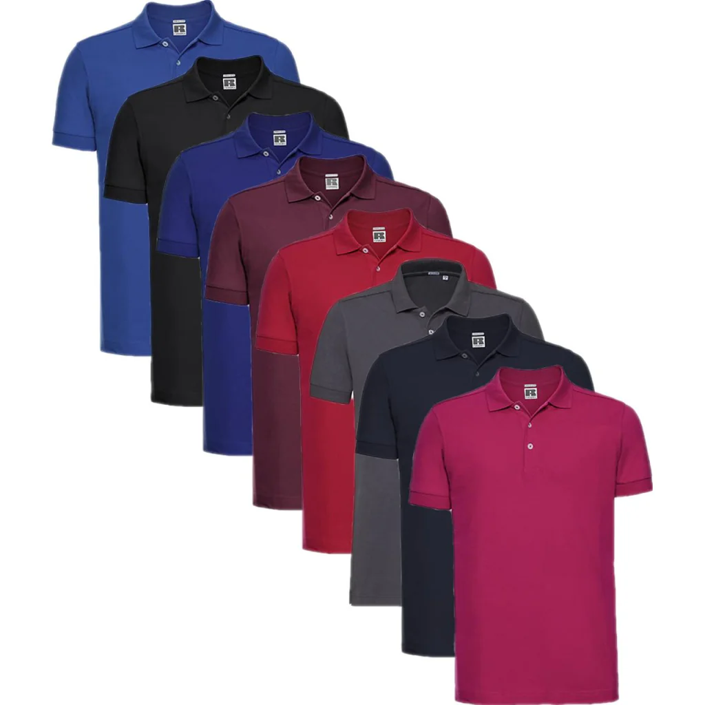 Russell Z566, Poloshirts Men´s Fitted Stretch Polo