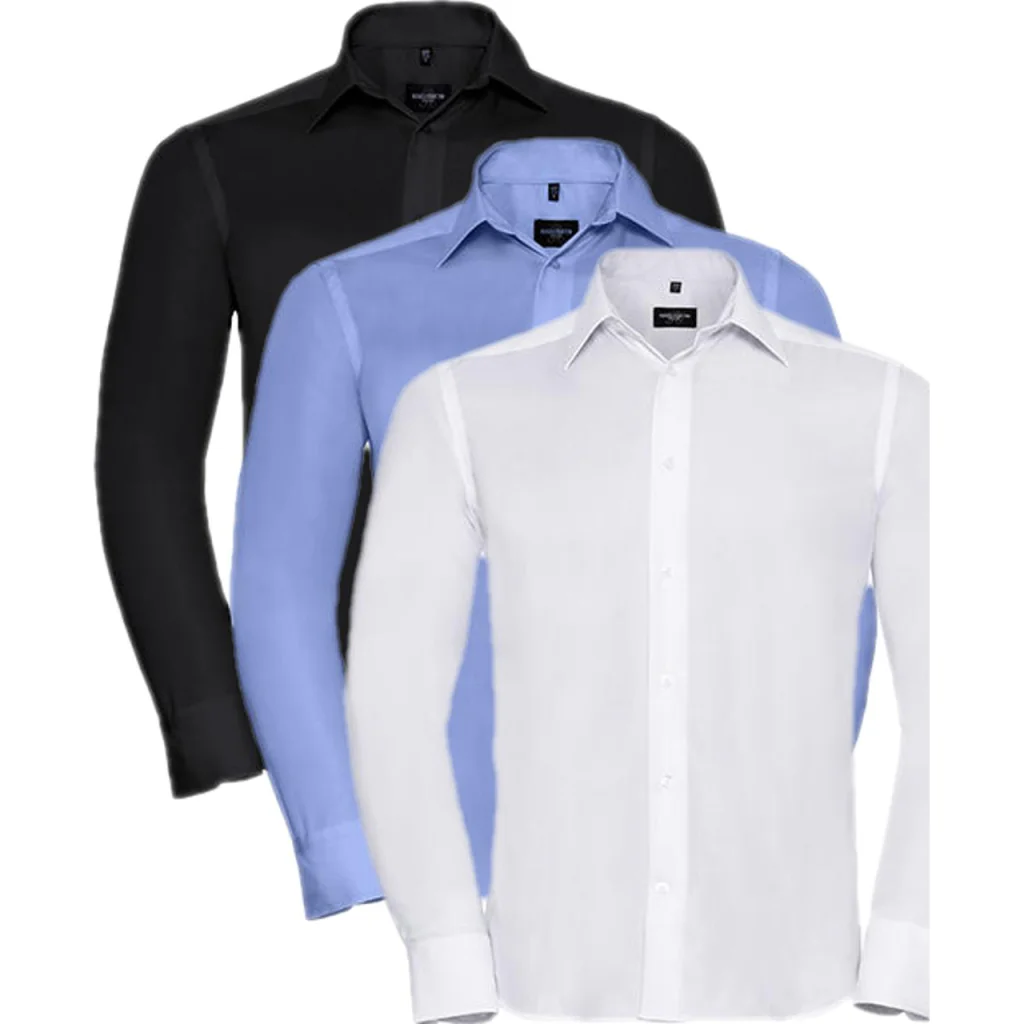 Russell Collection Z958, Skjorter Men´s Long Sleeve Tailored Ultimate Non-Iron Shirt