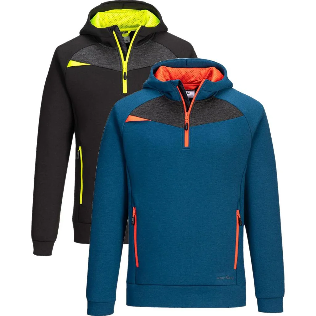 Portwest DX467 DX4 hættetrøje med kort lynlås