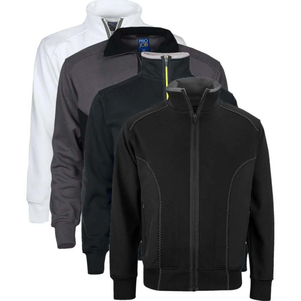 ProJob 642121 2121 sweatshirt med lynlås / Arbejdstrøje