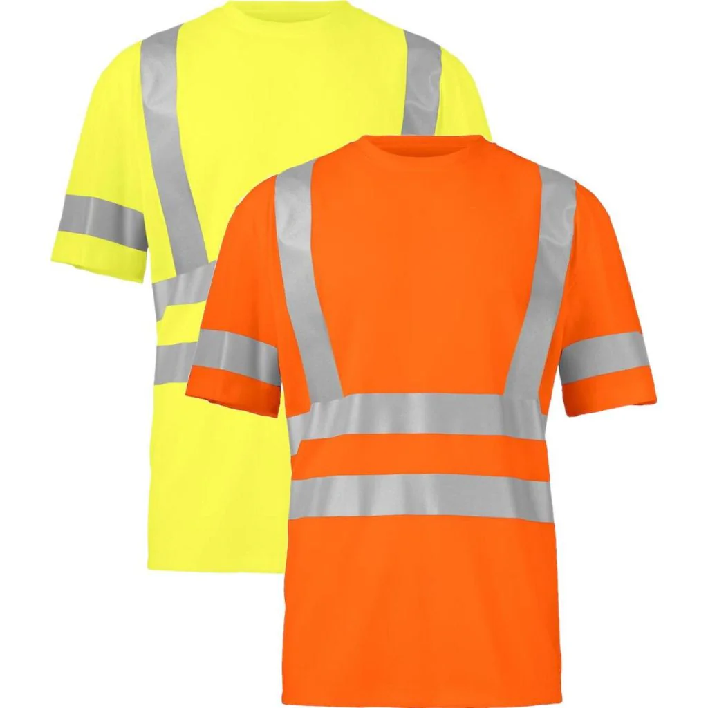 ProJob 646030 6030 t-shirt en iso 20471 klasse 2/3 / Arbejds T-shirt
