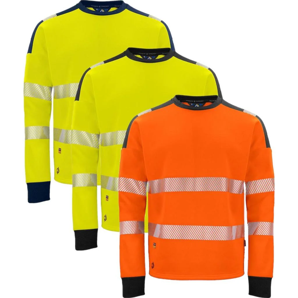ProJob 646108 6108 sweatshirt en iso 20471 klasse 3/2 / Arbejdstrøje