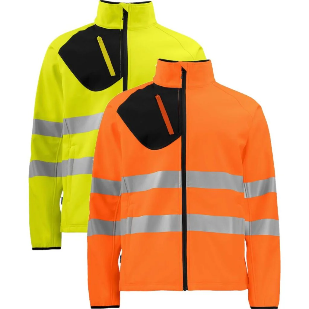 ProJob 646432 6432 softshelljakke en iso 20471 klasse 3/2 / Arbejdsjakke
