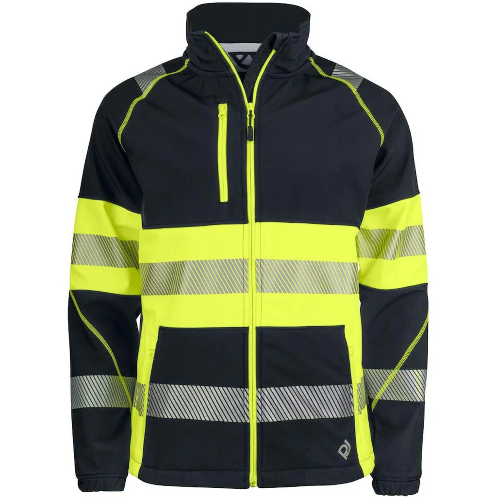 ProJob 646443 6443 softshell jakke en iso 20471 klass 1 / Arbejdsjakke