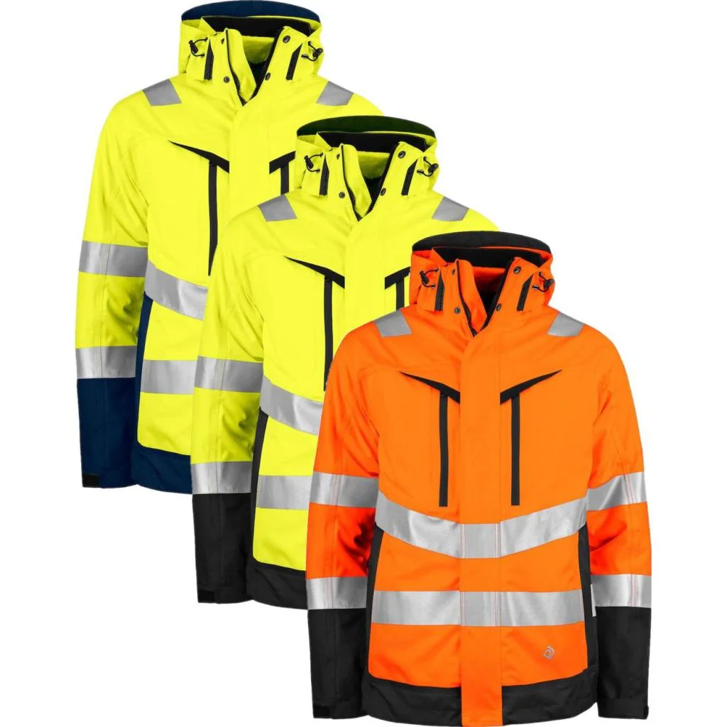 ProJob 646445 6445 funktionel 3-i-1 jakke en iso 20471 klasse 3/2 / Arbejdsjakke