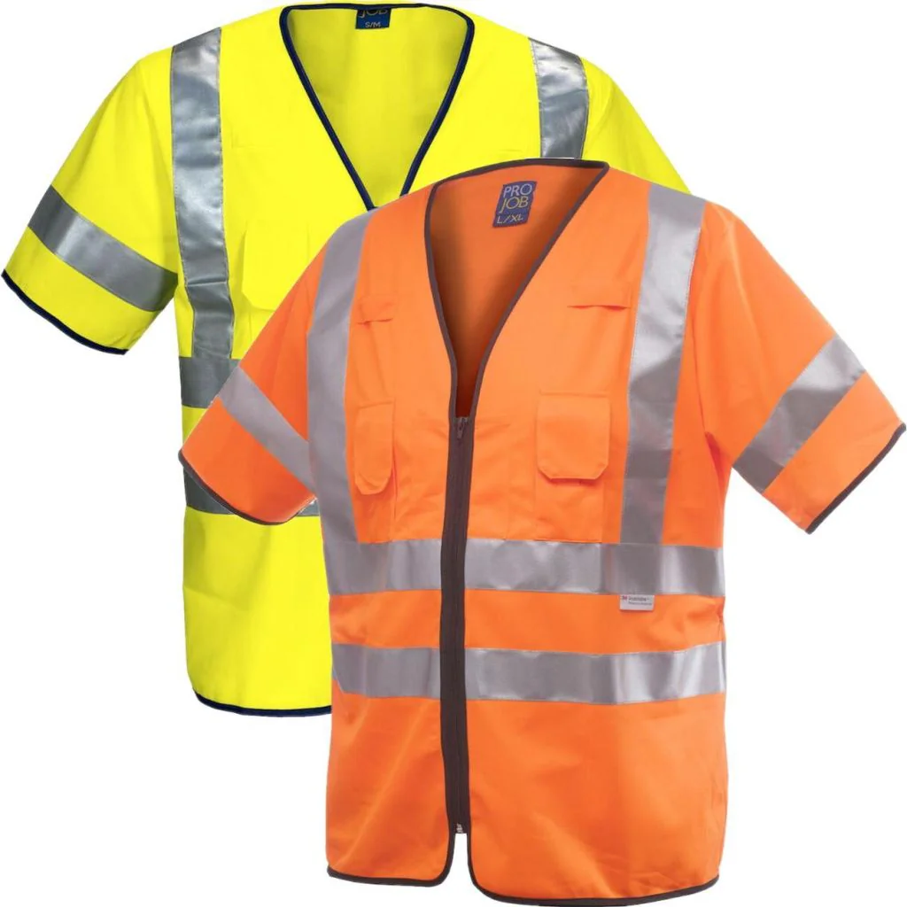 ProJob 646707 6707 hv vest en iso 20471 klasse 3 / Arbejdsvest